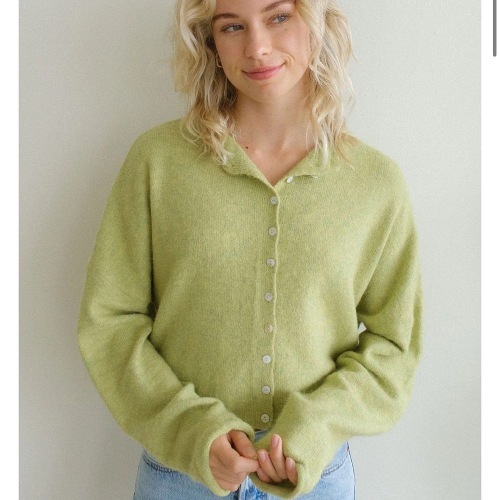 Light Green Women's Cardigan